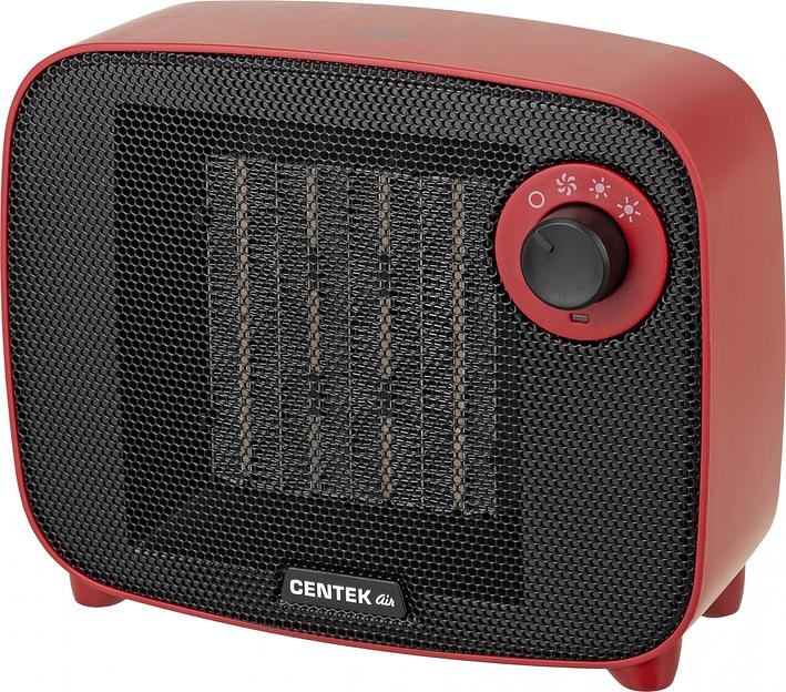 Тепловентилятор Centek CT-6022 1500Вт красный/черный фото 1
