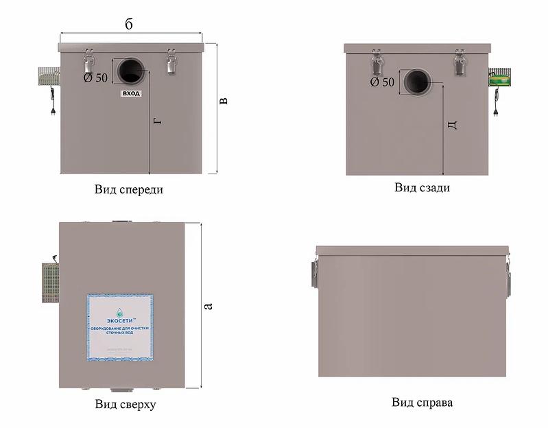 Жироуловитель для дома, кафе, столовой серии «АЭРО» фото 2