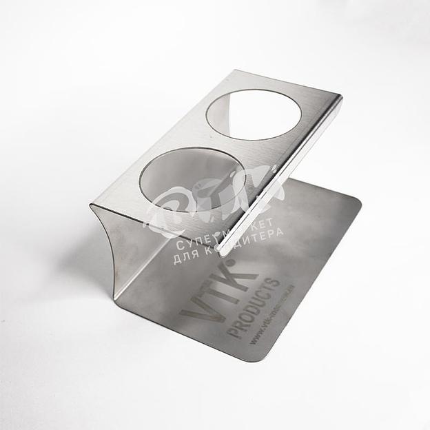 Подставка для соусов 2 ячейки нержавеющая сталь фото 3