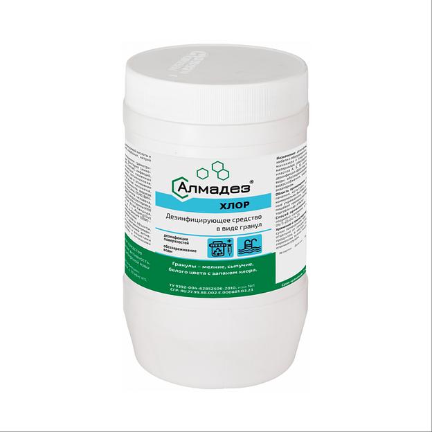 Высокоэффективное дезинфицирующее средство «Алмадез-хлор» гранулы ОПТ фото 1