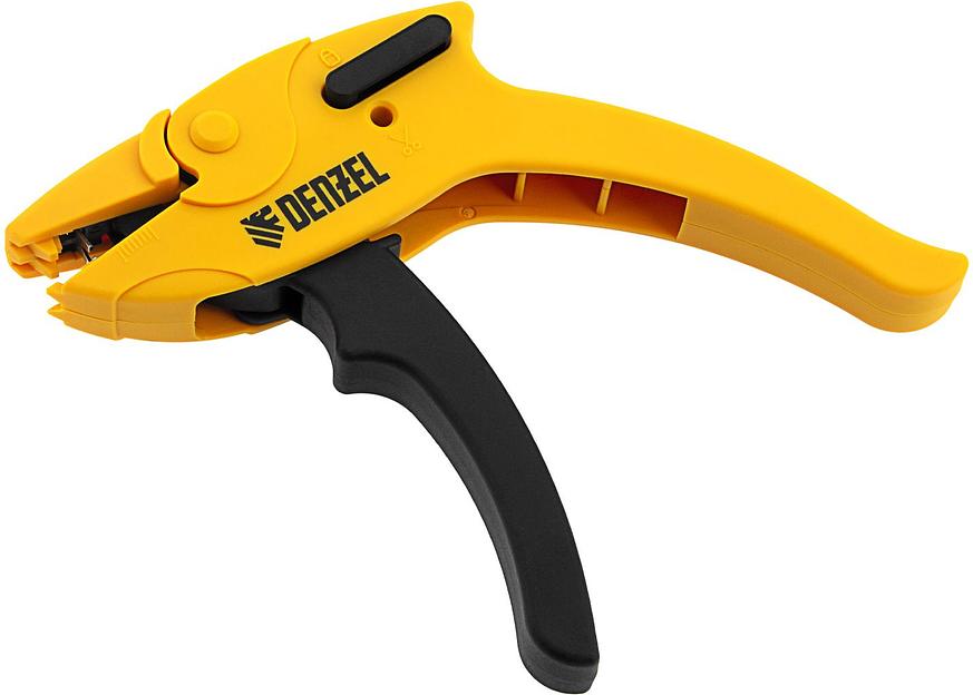 Щипцы для зачистки электропроводов, сечением 0,2-6 мм2, функция обрезания проводов// Denzel фото 1