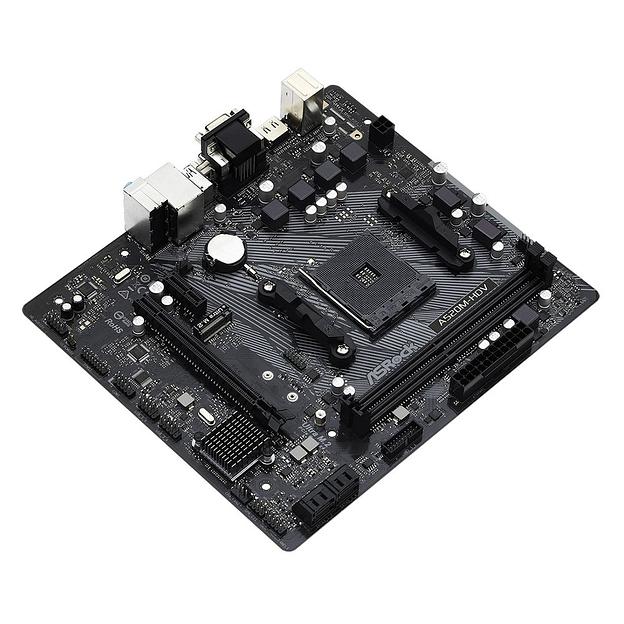Материнская плата Asrock A520M-HDV Soc-AM4 AMD A520 2xDDR4 mATX AC`97 8ch(7.1) GbLAN RAID+VGA+DVI+HDMI фото 4