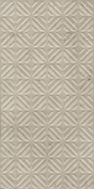 Плитка Kerama Marazzi Карму структура бежевый матовый обрезной 300x600 фото 1
