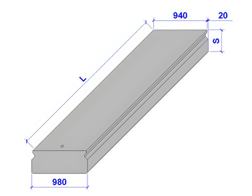 Плиты ЖБИ переходные П1 фото 1