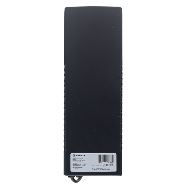 Источник бесперебойного питания (ИБП) Raskat HS-850VA 850VA, 510Вт, 2хCEE 7 фото 5