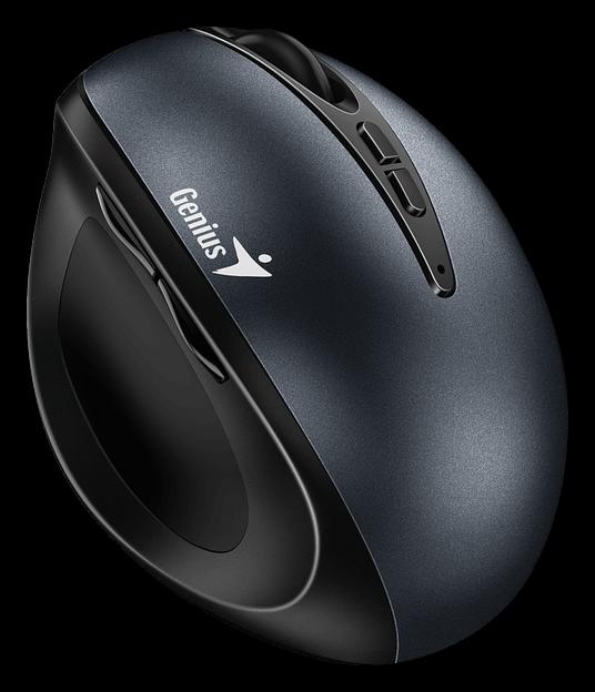 Мышь беспроводная Ergo 8300S серая (Iron Grey), вертикальная эргономичная бесшумная мышь с подставкой для большого пальца фото 2