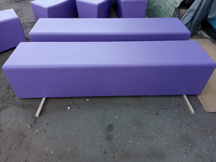 Фигура из стеклопластика «Скамейка прямоугольная» фото 1