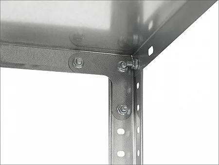 Стеллаж ES 150KD/75x30/4 (120 кг на секцию) оцинкованный ОПТ фото 6