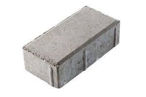 Тротуарная плитка «Кирпичик» 200х100х80 Серый фото 1