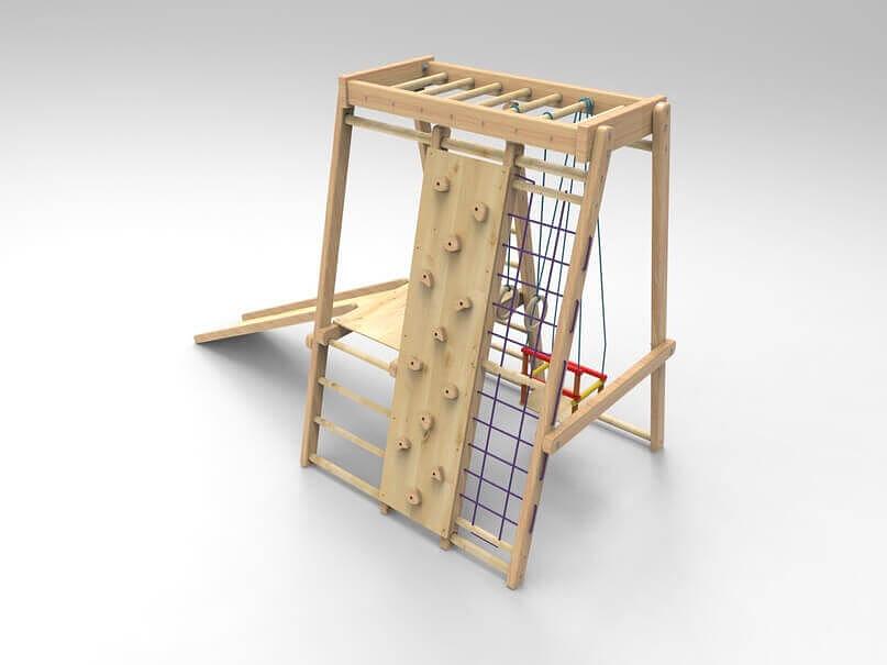 Детский спортивный комплекс «Скалолаз» — отшлифованный фото 2