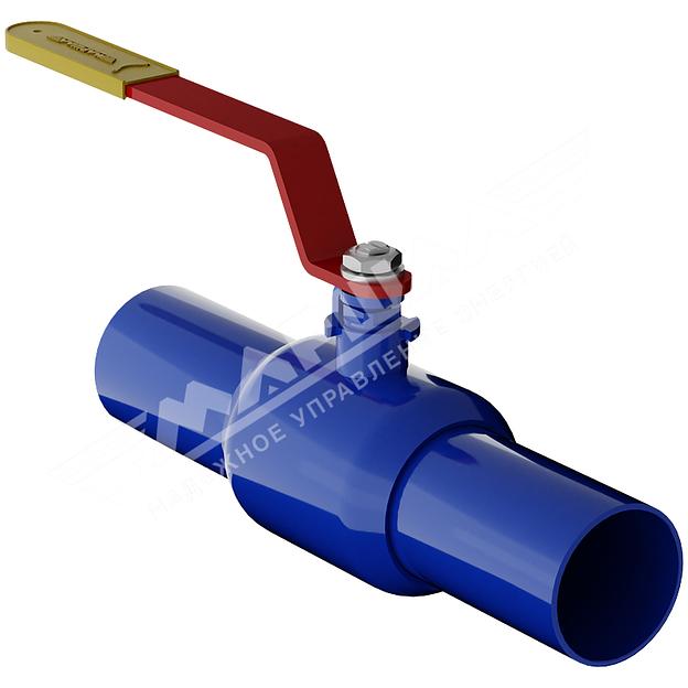 Кран шаровой стандартнопроходной под приварку с рукояткой, Ду от 10 до 250 мм, ст. 20 фото 1