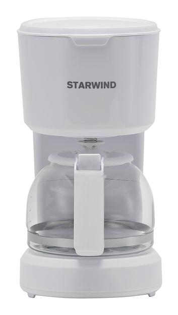 Кофеварка капельная Starwind STD0611 600Вт белый фото 7