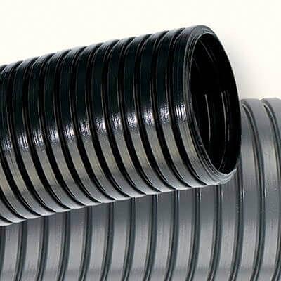 Труба гофр. DN23мм, ПВ-2, Dвн 22,6 мм, Dнар 28,5 мм, полиамид 6, цвет чёрный, с протяжкой фото 1