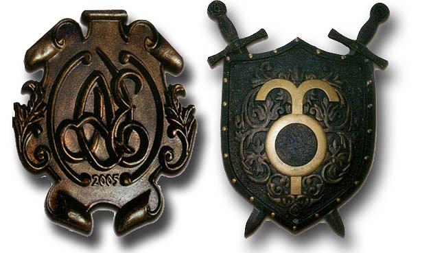 Именные гербы, символика из металла ОПТ фото 2