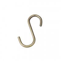 Крючок для рейлинга одинарный малый, бронза фото 1