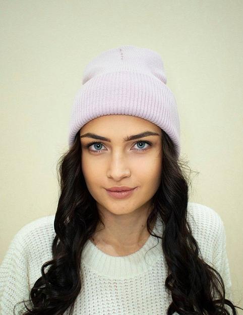 Шапка лопата пудра ОПТ фото 1