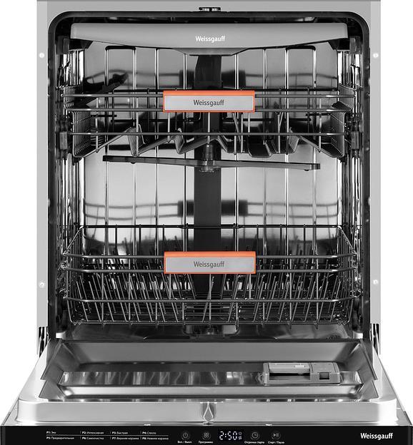 Посудомоечная машина встраив. Weissgauff BDW 6038 D Inverter Autoopen полноразмерная фото 3