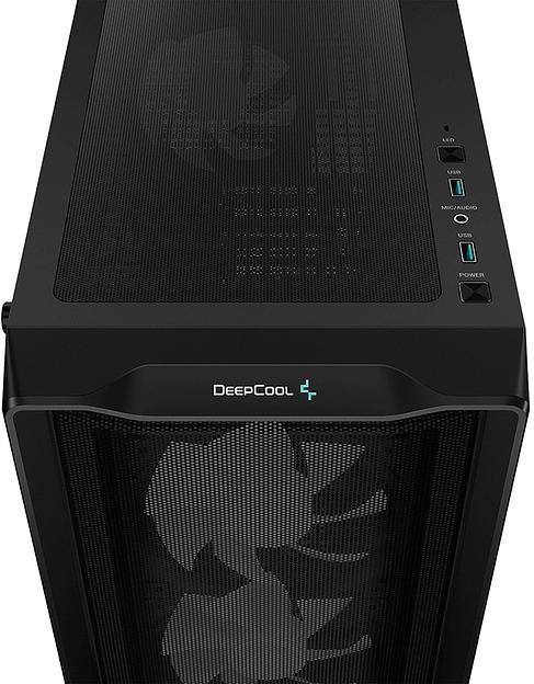 Корпус Deepcool CC560 MESH V2 черный без БП ATX 8x120mm 5x140mm 1xUSB2.0 audio bott PSU фото 7