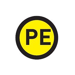 EKF an-2-08 Наклейка "PE" (d20 мм.) EKF PROxima фото 1
