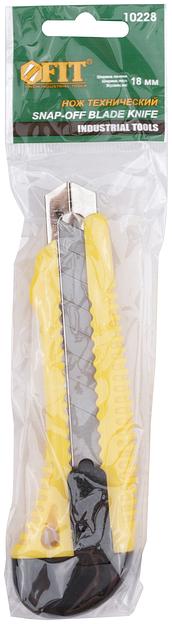 Нож технический 18 мм усиленный пластиковый фото 3