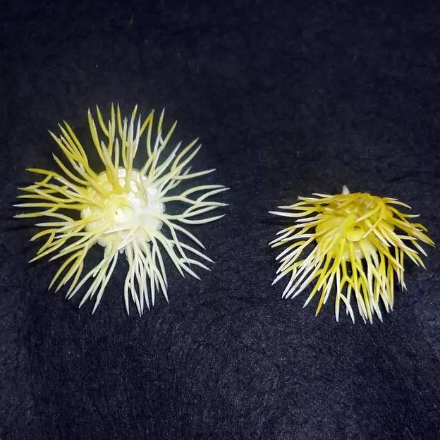 Добавка серединка Густые реснички Жёлтые 5см 2004шт/кг фото 1