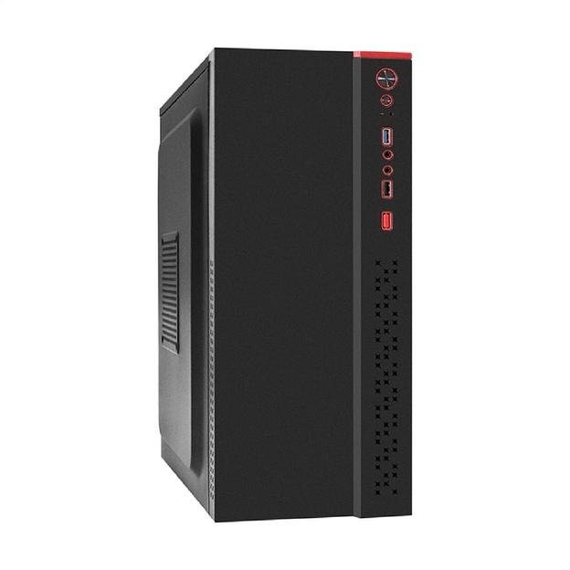 Корпус Miditower ExeGate EX298134RUS AA-443U (ATX, без БП, 2*USB+1*USB3.0+HD Audio, черный) фото 1