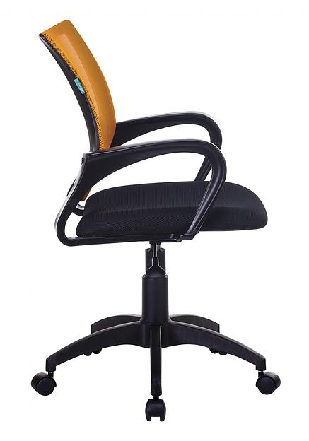 Кресло Бюрократ CH-695NLT оранжевый TW-38-3 сиденье черный TW-11 сетка/ткань крестовина пластик фото 3