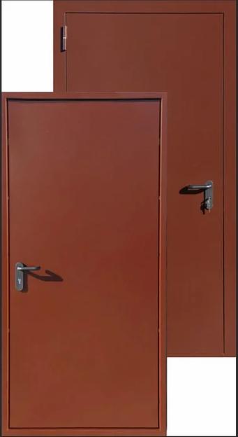 Двери противопожарные ДМПД-01 EIS60 880*2080 RAL8017  ОПТ фото 1