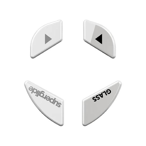 Стеклянные глайды (ножки) для мыши Superglide для Glorious Model D [White] фото 1