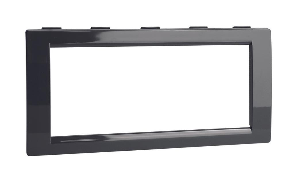 Рамка универсальная на 4 модуля, цвет чёрный фото 1