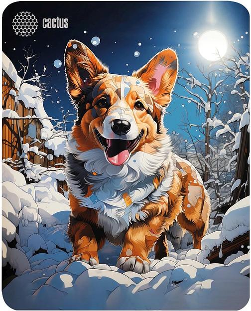 Коврик для мыши Cactus Corgi 300x250x3мм (CS-MP-D13M) фото 1