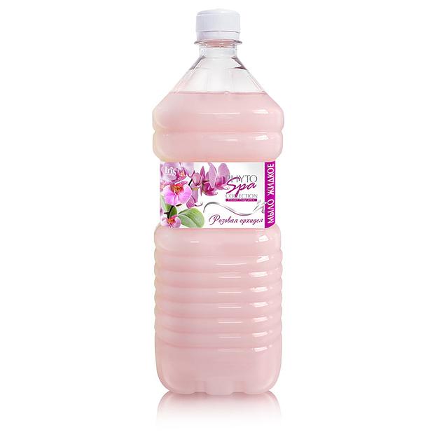 Iris cosmetic phyto spa мыло жидкое розовая орхидея 1л фото 1