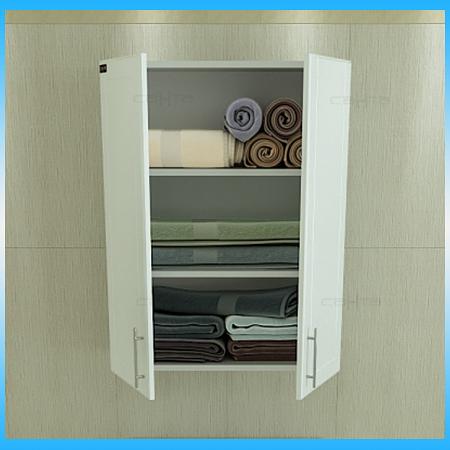 Шкаф подвесной САНТА ДУБЛИН 600х800 над стиральной машиной, распашной, белый фото 1