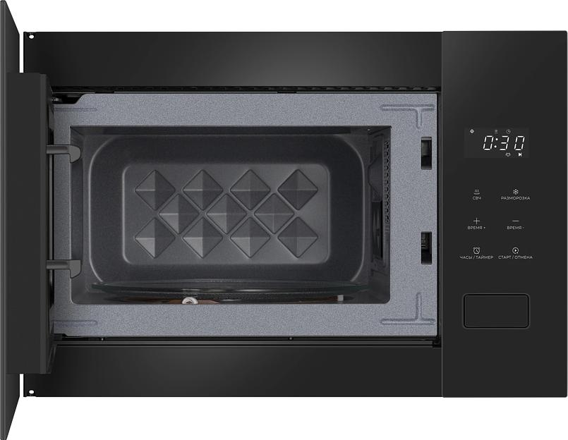 Микроволновая печь Weissgauff HMT-456 D 20л. 600Вт черный (встраиваемая) фото 2