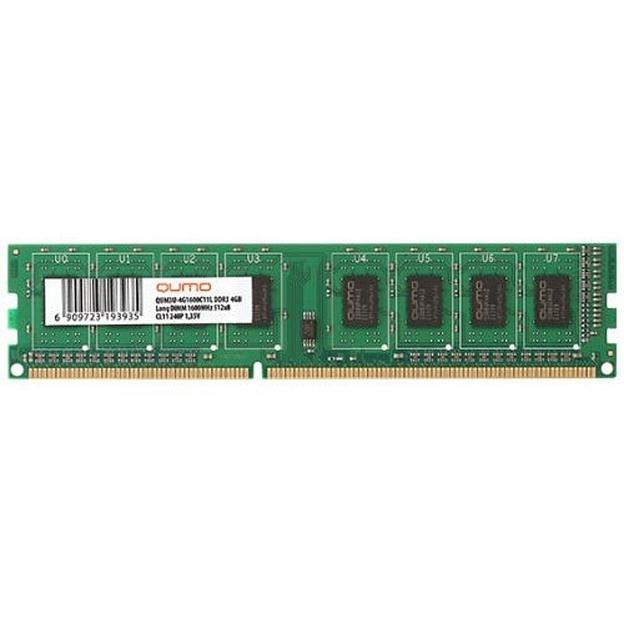 QUMO DDR3 DIMM 8GB (PC3-12800) 1600MHz QUM3U-8G1600C11L 1.35V фото 1