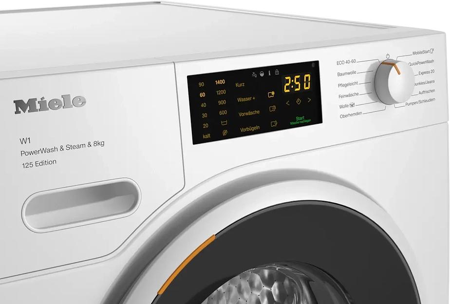 Стиральная машина Miele WWB380 WCS 125 Edition класс: A загр.фронтальная макс.:8кг белый фото 3