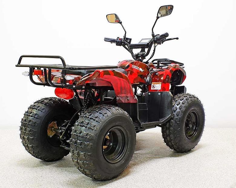 Квадроцикл GreenCamel Атакама T120 армейский красный (48V 800W R8 Цепь) фото 4