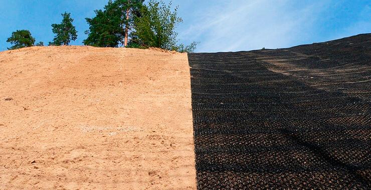 Геосетка для укрепления склонов и откосов фото 4