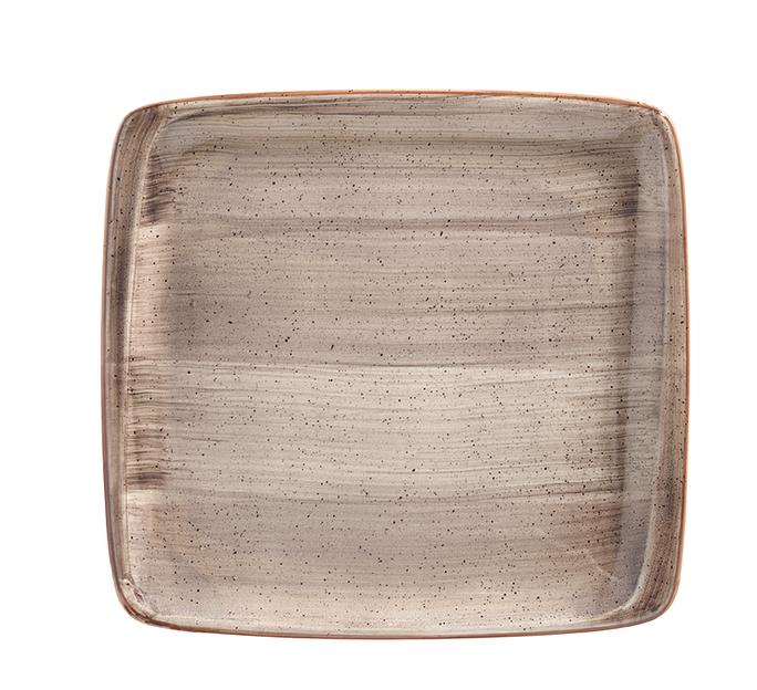 Тарелка квадр. 150*140 мм. без полей Террин, форма Мув /1/12/ фото 1