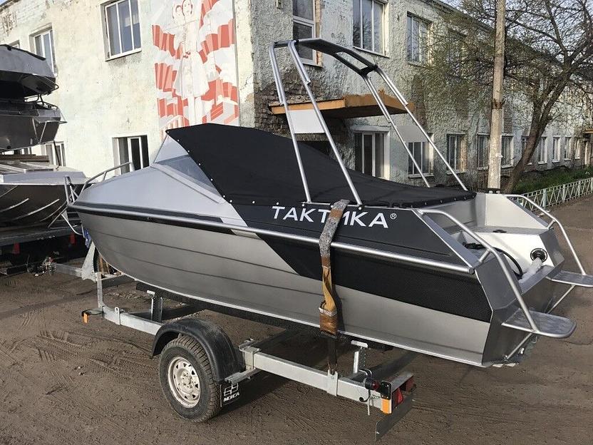 Алюминиевый каютный катер Тактика 550 Cruise, 550*220*100 см фото 5