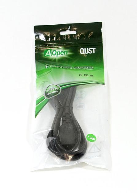 Aopen (ACE001-1.8M) Кабель монитор - компьютер 1.8 метра 220V (UPS -> устройство) 3G*0.5mm фото 2