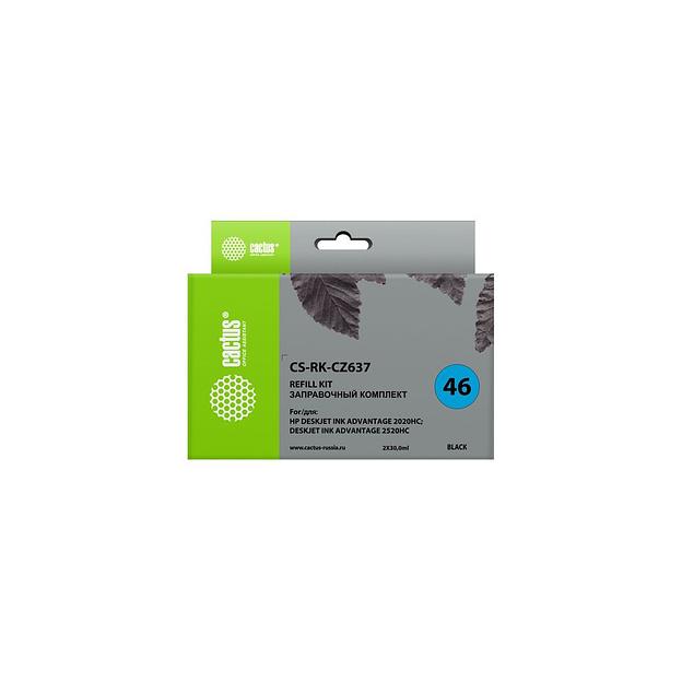 Заправочный набор Cactus CS-RK-CZ637, для HP, 30мл, черный фото 1