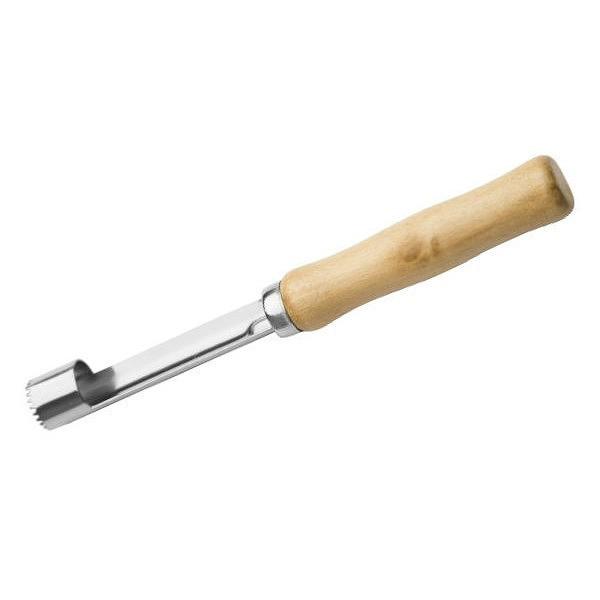 Нож металлический с деревянной ручкой для отделения сердцевины яблок и перцев ОПТ фото 1