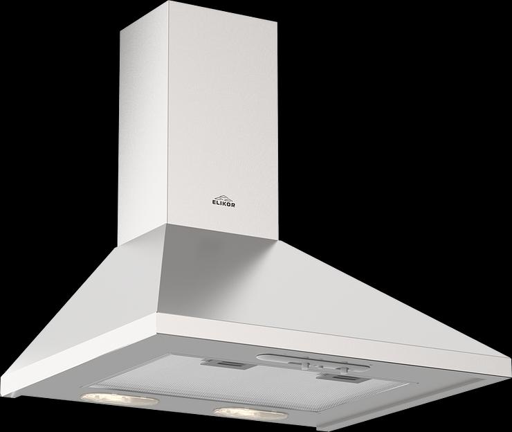 Вытяжка каминная Elikor Вента 60Н-430-П3Л нержавеющая сталь управление: ползунковое (1 мотор) фото 1