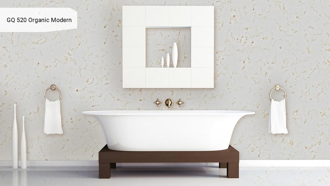 Кварцевый камень Grandex quartz «GQ 520M Organic Modern» ОПТ фото 2