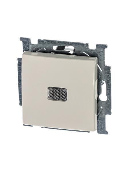 Выключатель с клавишей, 1-клавишный, с подсветкой, Basic 55, слоновая кость 2006/1 UCGL-92-507 фото 1