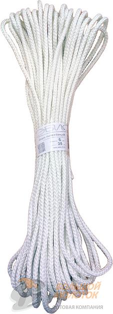 Фал плетеный ПП+ПЭ 6 мм (25 м) фото 1