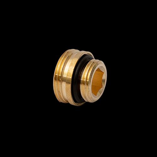 Переходник с прокладкой 1/2'х3/4' под плоскость для узлов с шаровым затвором фото 1