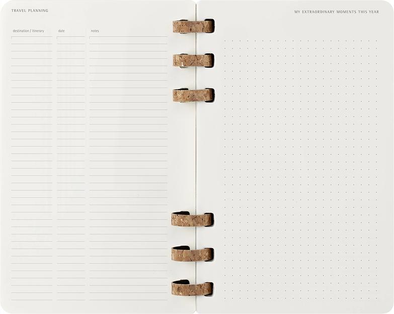 Еженедельник Moleskine SPIRAL Large 130х210мм PP 200стр. спираль черный фото 7