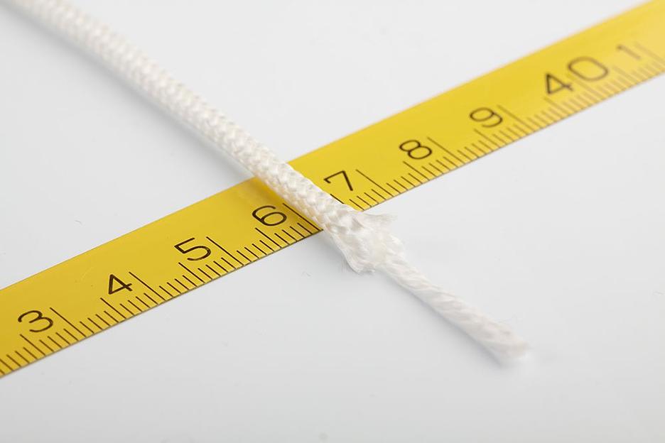 Фал силовой плетеный полимерный белый 5мм*20м фото 1